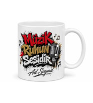 Hip Hop Temalı Baskılı Kupa Bardak Hediye Rap Müzik Severlere Özel Tasarım