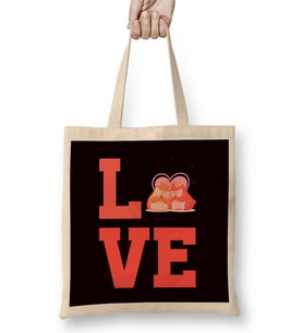 Love Guinea Pig Owner Pet Cavy Cavies Rodent Bez Çanta Uzun Saplı