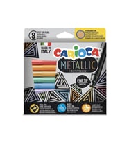 CARİOCA METALİK KEÇELİ KALEM 8Lİ