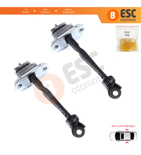 Toyota Corolla MK11 Auris MK2 E18 E180 2012-2018 İçin 2 EA Arka Sağ ve Sol Kapı Gergi Yayı