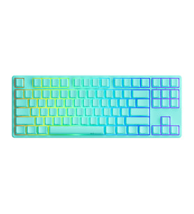 AKKO 5087S-SP QMK Mint TKL RGB Hotswap Mekanik Gaming Klavye