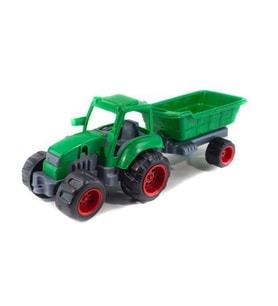 Oyuncak Traktör Römork Set 45 Cm (Yeşil)