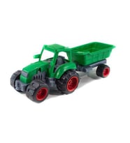 Oyuncak Traktör Römork Set 45 Cm (Yeşil)