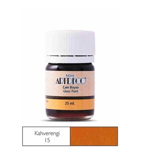 ARTDECO CAM BOYASI 25 ML. KAHVERENGİ Y-030A-15