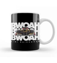 Kimi Raikkonen Bwoah Kupa Bardak Porselen