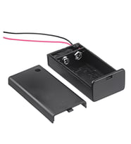 KAPAKLI AÇMA/KAPAMA ANAHTARLI 9 VOLT PİL YUVASI (IC-233D)