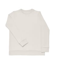 Beyaz-krem renkli sweat eşofman takımı