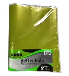 Umix Hazır Defter Kabı A4 10Lu Sarı