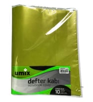 Umix Hazır Defter Kabı A4 10Lu Sarı