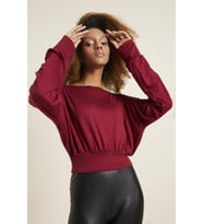 BASİC BLUZ  (Bordo)