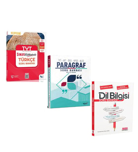 Sınav Yayınları TYT Türkçe Aromat Paragraf ve AKM Dil Bilgisi Soru Bankası Seti 3 Kitap