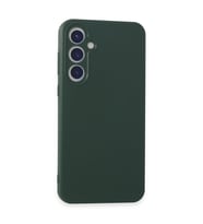 Samsung Galaxy A55 5g Kılıf First Silikon - Koyu Yeşil