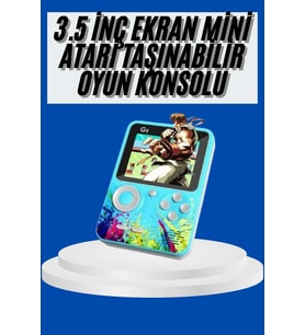 Çocuklara Özel 4K HD Retro Oyun Konsol El Atari Taşınabilir 500 Oyunlu