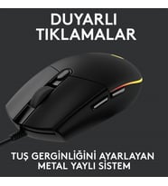 LOGITECH G G102 LIGHTSYNC 8000-DPI RGB OYUNCU MOUSE 910-005823