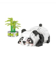LOZ Tatlış Serisi: Bitkin Panda 340 Parça Mikro Bloklar 14+ Yaş Hayvan Maketi