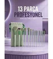 Profesyonel Makyaj Fırça Seti Yumuşak Kıllı Taşınabilir Çantalı