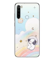 Redmi Note 8 Uyumlu Sevimli Köpek Desenli Şeffaf Telefon Kılıfı
