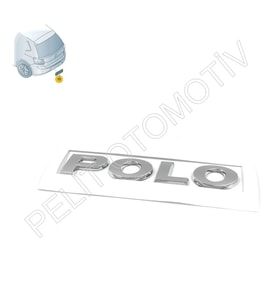 Polo (2010-2020 ) Bagaj Kapak Polo Yazı 6R0853687A 6C0853687