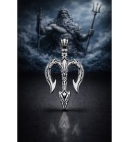 Neptune Trident Gladyatör Poseidon Mızrak Erkek Kolye