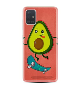 Samsung a71 A72 A73 A7 A9 2018 C7 C9 Kılıf Desenli Silikon Avokado Skate 1741