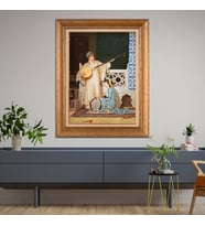 Altın Paspartulu Çerçeveli Tablo CV1103 (Gold)