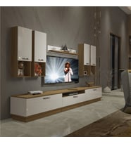Decoraktiv Trendstyle 8DA Mdf Tv Ünitesi Tv Sehpası - Pera Beyaz (Pera-Beyaz)