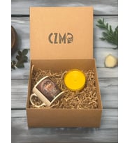 İkizler Burcu Kişiye Özel İsimli Kupa & Sarı Soya Wax Mum Hediye Seti  Özel Kutulu