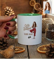 Kişiye Özel Karikatürlü Cute But Scorpio Akrep Burcu Kupa Bardak Doğum Günü Hediyesi