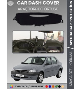 DACIA LOGAN 1 (2004-2012) Torpido Örtüsü Ön Göğüs Koruma Torpido Koruma Çatlamayı Engeller Tam Uyum