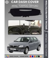 DACIA LOGAN 1 (2004-2012) Torpido Örtüsü Ön Göğüs Koruma Torpido Koruma Çatlamayı Engeller Tam Uyum