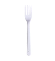 Plastik Çatal Beyaz Renkli Parti Piknik Davet Doğum Günü Çatalı - 18 Cm. - 25 Adetlik Paket