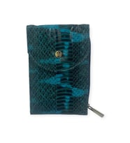 Ollbag OL-1093Y Kadın Zincir Askılı Mini Çanta Cüzdan (A. Mavi)