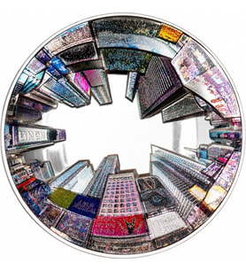 AgaKulche New York 360 Görünümü Gümüş Sikke Coin