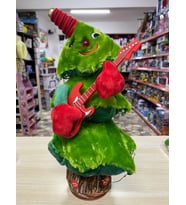 Şarkı Söyleyen Dans Eden Peluş Yılbaşı Ağacı Gitar Çalan (USB Lİ)