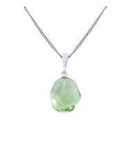 Damla Kehribar Kolye Yeşil 3.6 gr