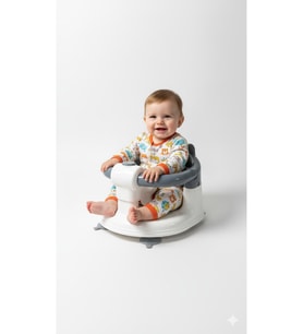 Önden Açılır Bebek Banyo & Bebek Mama Oturağı Gri