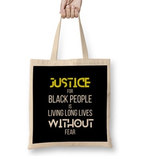 Justice For Jacob Blake Black Lives Matter Bez Çanta Uzun Saplı