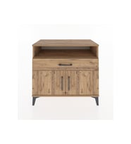 Hyperion Şifonyer Tek Raflı Tek Çekmeceli 2 Kapaklı 88x44x80 Çam-Çam