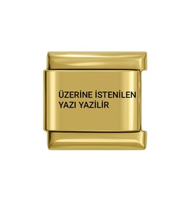 Kişiye Özel İtalyan Çelik Charm - Tekli Parça