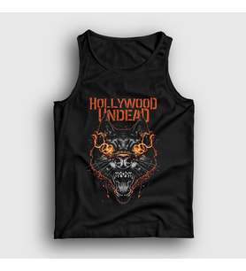 Presmono Unisex Siyah Wolf Hollywood Undead Atlet 150137tt