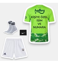Kişiye Özel Baskılı Fênerbahçe 26-27 Yeni Sezon Çocuk Kaleci Futbol Forması - 4'lü Set