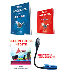 Limit Yayınları 2024-2025 Müfredat 10 Coğrafya Konu Anlatımı + Soru Bankası Geliştirici Mega Set Video Çözümlü (Çok Renkli)
