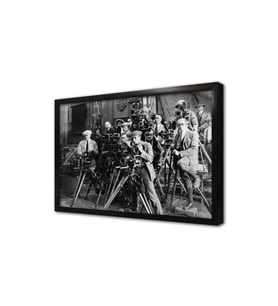Fotoğraf Makinesi Tarihi Çerçeveli Mdf Tablo