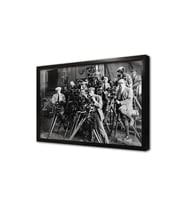Fotoğraf Makinesi Tarihi Çerçeveli Mdf Tablo