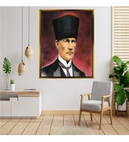 ÇERÇEVELİ ATATÜRK TABLO S639