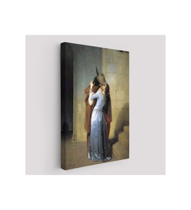 Francesco Hayez Öpücük İsimli Eseri Duvar Tablosu-6076