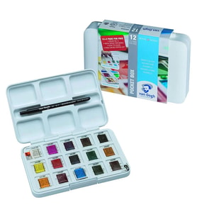Van Gogh Tablet Sulu Boya 12+3 Plastik Kutu RT20808632