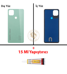 General Mobile Yapıştırıcı Gm 22 Yeşil Yapıştırıcı B-7000 Yapıştırıcı Arka Kapak Arka Cam Batarya Kapağı Lazer Kesim Kapak Pil Kapağı Back Cover