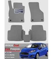 FORD FİESTA (2009-2016) Uyumlu EVA Paspas Tam Set–Araca Özel,Su Geçirmez,Kolay Montaj