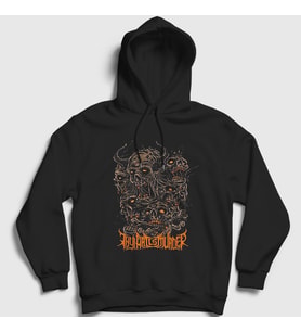 Presmono Unisex Siyah Deads Thy Art Is Murder Kapüşonlu Sweatshirt 378073tt